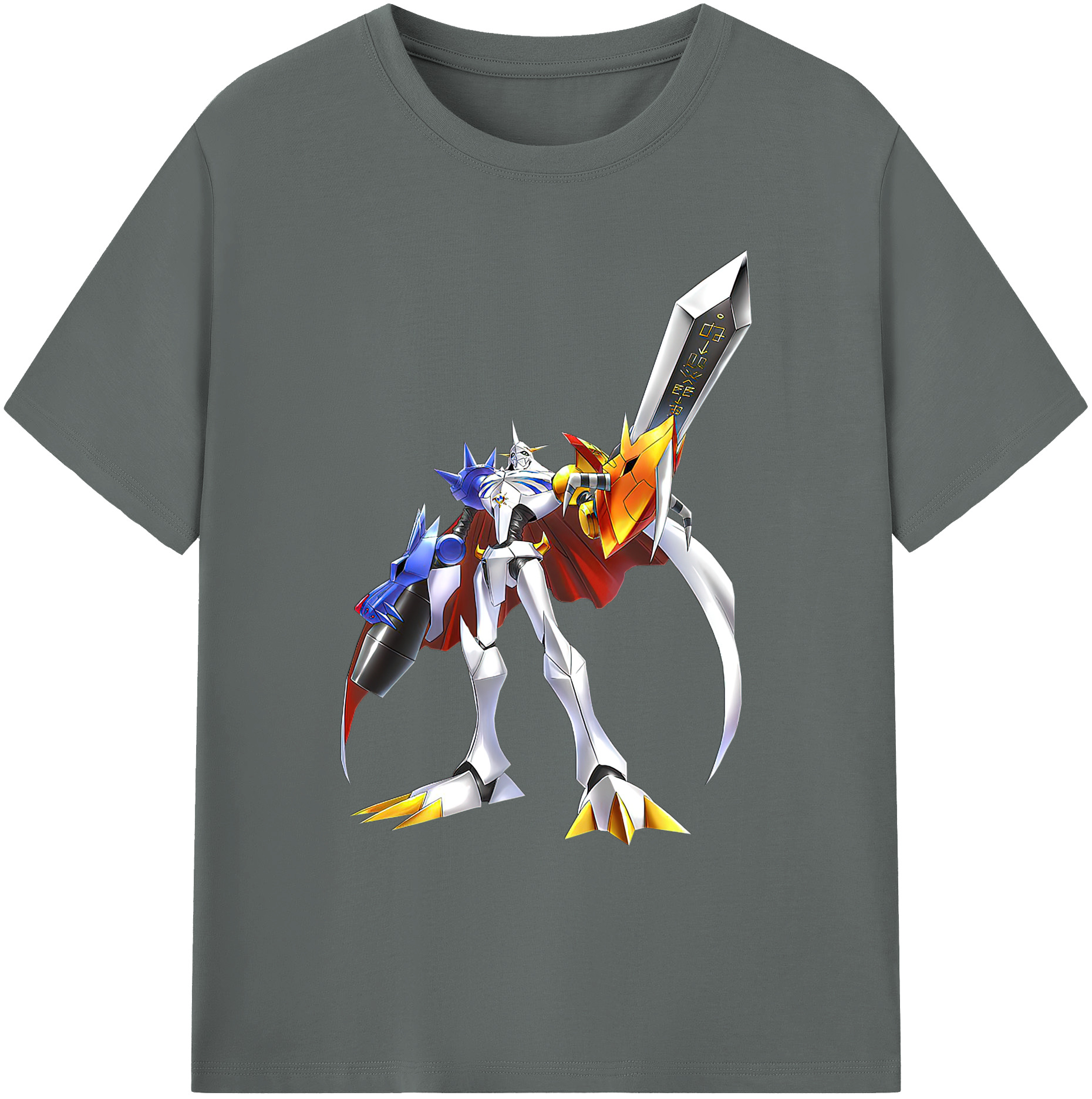 （画像用） Digimon デジタルモンスター/デジモン 綿100％ メンズ半袖Tシャツ｜肌触りやわらか＆通気性